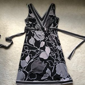 Bcbg tie back dress